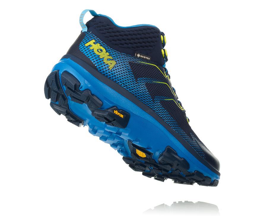 Hiking Boots Mens - Hoka One One Toa GORE-TEX - Navy - UQFCNDV-10